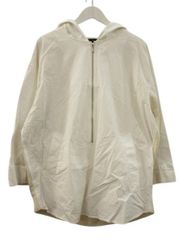 【中古】ワイズ Y's RISMAT by アノラック パーカー プルオーバー スウェット 切替 ベージュ トップス ヨウジヤマモト ワイズ Y's RISMAT by アノラック パーカー プルオーバー スウェット