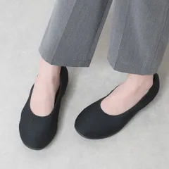 [ブラック]日本製 パンプス 外反母趾 靴 バレエシューズ フラットシューズ 幅広 3E メッシュ ローヒール ぺたんこ 痛くない 柔らかい 長時間 疲れない 歩きやすい 軽量 フォーマル 仕事用 通勤 立ち仕事 冠婚葬祭 黒 おしゃれ k58-378068