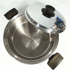 アムウェイ Amway クイーン Queen ステンレス 両手鍋大 深鍋 口径約