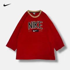 NIKE 長袖Tシャツ ストリート y2k レッド XXL