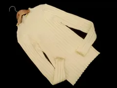 earth music&ecology アースミュージック＆エコロジー リブ ニット セーター sizeM/アイボリー ◇■ レディース