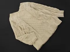 AZUL BY MOUSSY アズールバイマウジー Vネック ニット セーター sizeS/ライトベージュ ◇■ レディース