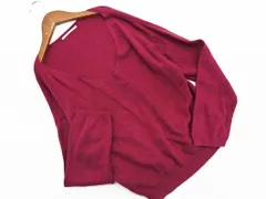 laboratory work ラボラトリーワーク Vネック ニット セーター sizeM/ボルドー ◇■ レディース