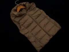 UNIQLO ユニクロ 2WAY ダウンベスト sizeS/ベージュ ◆■ レディース