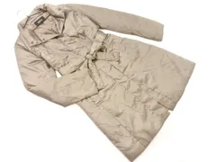 COMME CA ISM コムサイズム ダウン コート sizeM/ベージュ ◆■ レディース