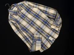 Abercrombie & Fitch アバクロンビー＆フィッチ チェック シャツ sizeM/青x白 ◇■ メンズ