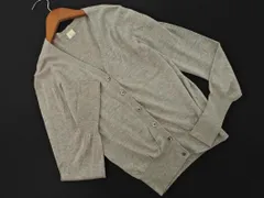 SHIPS シップス カシミヤ混 Vネック ニット カーディガン sizeM/グレー ◇■ レディース