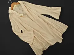 新品 axes femme アクシーズファム レース襟 カーディガン sizeM/ライトベージュ ◇■ レディース