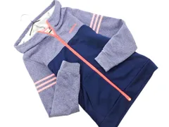 adidas アディダス NEO バイカラー ジップアップ パーカー sizeL/青ｘ紺 ◇■ レディース