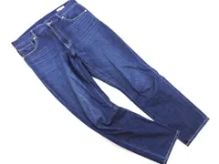 BEAUTY & YOUTH ビューティ&ユース ユナイテッドアローズ USED加工 テーパード デニムパンツ sizeL/紺  ■■ レディース