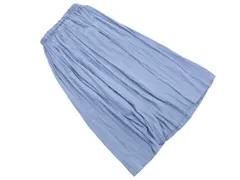 URBAN RESEARCH DOORS アーバンリサーチドアーズ ロング プリーツ スカート sizeM/水色 ■■ レディース