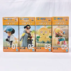 4種セット 「ワンピース」 ワールドコレクタブルフィギュア-ハチノス1-