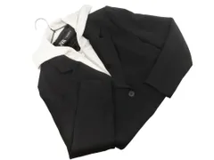 ZARA ザラ フェイクレイヤード ショート丈 テーラード ジャケット sizeM/黒 ◇■ レディース
