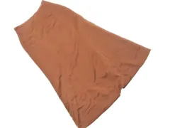 ADAM ET ROPE' アダムエロペ スリット ロング スカート size36/茶 ◇■ レディース