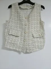 ツイード ベスト 新品