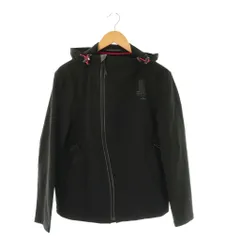 ランバンオンブルー LANVIN en Bleu ナイロンパーカー ジャケット ジップアップ 46 ブラック /HK ■OS