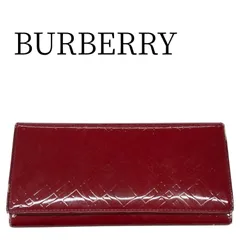BURBERRY バーバリー 赤 長財布 HMR088-32