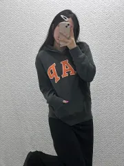 GAP ヴィンテージ オレンジ ビックロゴ 弱起毛 パーカー XXL C07118