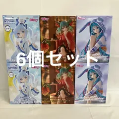 未開封 初音ミク 雪ミク ぬーどるストッパーフィギュア 6個セット SFQ008 c107