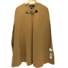 ザラ ZARA MANTECO ケープコート ポンチョ レディース import：M 