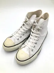 CONVERSE コンバース LEATHER ALL STAR HI ハイカット スニーカー size27/白  ■■メンズ