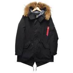 TMT ティーエムティー × ALPHA INDUSTRIES M-51 JKT バンダナライナー モッズコート ブラック サイズL 正規品 / 53037
