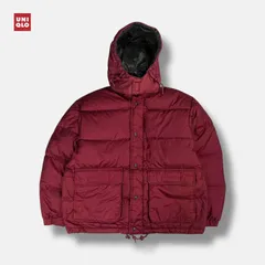 oldplayred様専用90s OLD UNIQLO ハイブリッドダウンパーカ y2k レッド系 L
