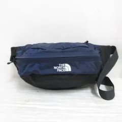 ザノースフェイス THE NORTH FACE 美品 NM72304 スウィープ ウエスト バッグ ボディ ショルダー 紺 ネイビー × 黒 ブラック