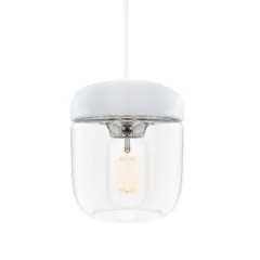 UMAGE ウメイ Acorn エイコーン White Polished Steel ホワイト×スチール １灯ペンダントライト