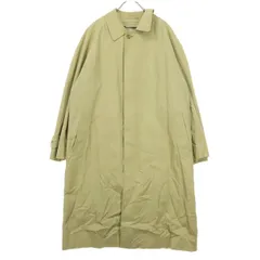 PAUL STUART ポールスチュアート 日本製 長袖 ステンカラーコート A5 ベージュ メンズ 古着