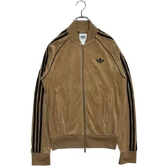 8059 adidas originals アディダスオリジナルス SST アディカラー ベロア トラックトップ ジャージ ブラウン JX1561 S