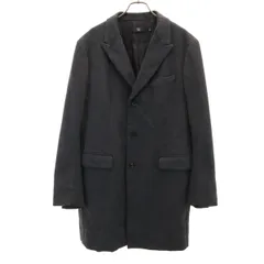 UNIQLO +J ユニクロ プラスジェイ ウールカシミヤブレンド チェスターコート XL グレー メンズ 古着