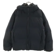 UNIQLO ユニクロ 長袖 シームレス ダウンパーカー L ブラック レディース 古着