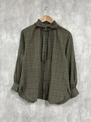 CPCM シーピーシーエム チェック シャツ sizeF/カーキ ◇■ レディース
