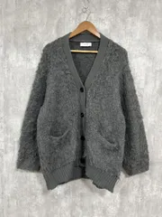 ADAM ET ROPE' アダムエロペ Ｖネック 厚手 カーディガン sizeF/グレー ◆■ レディース