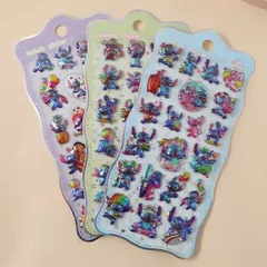 最安値❗️新品未開封 3枚セット 3Dシール ラブブ  シール キラキラ ぷくぷく シール帳 超人気 ラブブ 立体クリスタルステッカー 可愛い キャラクター シールセット 手帳デコ スクラップブック 日記帳