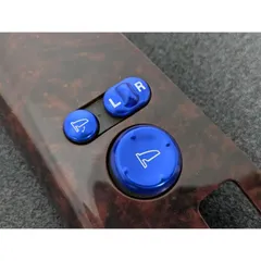デザイン性UP♪ ドアミラー スイッチ カバー 青 ステップワゴン RG1 RG2 RG3 RG4 B G 24Z スパーダS スパーダ24S Zi b13603