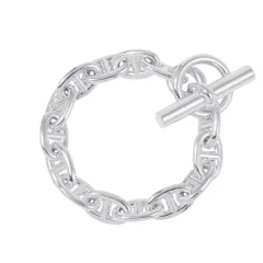 エルメス ブレスレット シェーヌダンクルMM 14コマ SV925シルバー HERMES ジュエリー