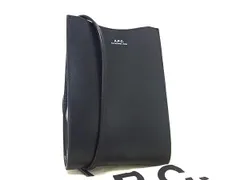 ■新品同様■ A.P.C. アーペーセー レザー クロスボディ ショルダーバッグ ポシェット レディース ブラック系 FS3763