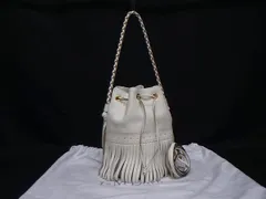 ■美品■ J&M DAVIDSON ジェイアンドエムデヴィッドソン カーニバル レザー 2WAY ハンドバッグ ショルダー アイボリー系 FP5942