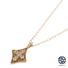 agete アガット K10YG 10金イエローゴールド ヴィンテージ風 ネックレス ジュエリー アクセサリー ブランド