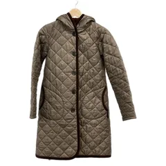 LAVENHAM(ラベンハム) コート サイズ36 S レディース - ブラウン×ダークブラウン 長袖/中綿/キルティング/冬