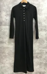 Adam et Rope' アダムエロペ ポロシャツワンピース GEA-54560-B ブラック レディース【F0532-004】