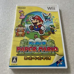 動作確認済 スーパーペーパーマリオ Wii
