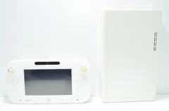 【送料無料】 ニンテンドー Nintendo Wii U 本体 32GB WUP-101(01) ＋ ゲームパッド WUP-010 セット ホワイト　現状品