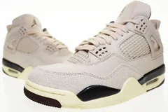 ナイキ NIKE × A MA MANIERE WMNS AIR JORDAN 4 RETRO OG SP FOSSIL STONE 2024 26cm FZ4810-200 AJ4 アママニエール ウィメンズ エア ジョーダン レトロ ▲■250214