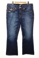 トゥルーレリジョン TRUE RELIGION JOEY BIGT SIZE 33 24803FBTDL デニムパンツ ジーンズ USA製 ブルー 【ブランド古着ベクトル】【中古】●250711