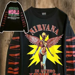 日本オンライン NIRVANA IN UTERO ロンT Tシャツ（検索 ニルバーナ