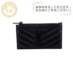 SAINT LAURENT PARIS サンローランパリ 607915   フラグメントケース    コインケース ブラック レディース
