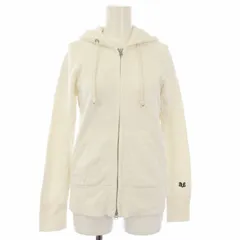 アメリカーナ AMERICANA パーカー ジップアップ 長袖 刺繍 S 白 /TK